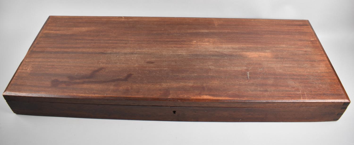 A Mid 20th Century Fitted Mahogany Gun Case, 84cm wide - Image 2 of 2