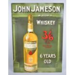 A Reproduction Advertising Sign for John Jameson Whiskey, Printed on Tin, 70x50cm