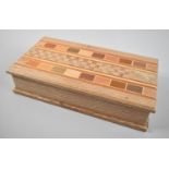 A Modern Specimen Wood Box by Timber Arts, New Zealand Timbers, 23.5cms Wide