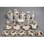 A Collection of Various Royal Albert to include Vases, Basket, Posy Ornaments. Ginger Jar Etc
