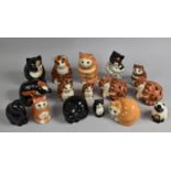 A Collection of Various Cat Ornaments