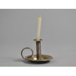 A Miniature Silver Bedchamber Stick by Grey & Co, 3cm high