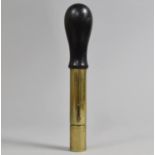 A 19th Century Brass Pinfire Capper, Stamped For James Dixon, Sheffield, Ebonized Wooden Handle,