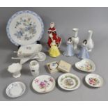 A Collection of Various Ceramics to include Renaissance Katrina, Three Coalport Ladies, Aynsley Wild