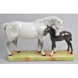 A Beswick Horse Group, Mare and Foal, 1811