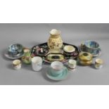 A Selection of Various Ceramics to comprise Part Dressing Table Set, Royal Doulton Miniature Vase