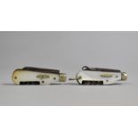 A Pair of Vintage Small Multitool Knives with Mother of Pearl Scales, 5.25cms Long