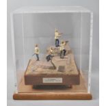 A Cased Afghan War Diorama, Inscribed 10th Hussars, Afghanistan, 1878-80, 25cms High