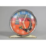 A Vintage Child's Alarm Clock Decorated with Circus Seals, Working Order