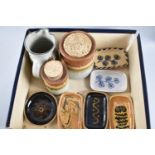 A Collection of Various Studio Pottery Items, the Pin Dishes Inscribed L Rigby