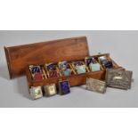 A Collection of Fifteen Various Early 20th Century Royal Commemorative and Souvenir Miniature Enamel