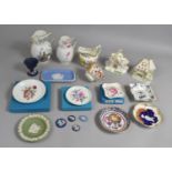 A Collection of Various Coalport, Royal Crown Derby, Wedgwood and Other Ceramics to include Jugs,