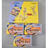 A Boxed Corgi Classic Chipperfield Circus Liberty Horse Set together with Circus Figures Set No.1