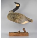A Large c.1920's American Decoy Goose by WM. R. Johnson Co., Seattle, Having Trade Label to the