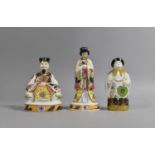 A Collection of Three Royal Worcester The Connoisseur Collection Candle Snuffers to Comprise The
