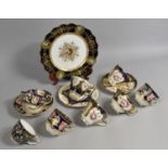 A Collection of Various Coalport and Other 19th Century Cobalt Blue Porcelain to Comprise a Coalport