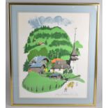 Paul Hogarth OBE, RA (B. 1917-2001), Limited Edition Lithograph, Gsteig, Signed in Pencil and