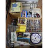 A Large Collection of OO Gauge Railway Accessories, Figures, Signals Etc