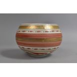 A Studio Pottery Bowl by Emmie Philps, Decorated with Geometric Design