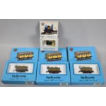 A Collection Bachmann HO Scale Coaches, The Prussian, Together with a Boxed Bachmann Gandy Dancer (