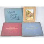 Four Instructional Artist's Vintage Books, Trees and How to Paint Them, A Course of Painting in