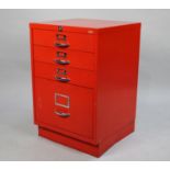A Mid/Late Rymann Metal Filing/Stationery Cabinet, 47cm wide