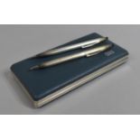 A Boxed Cross Silver Pen and Pencil Set