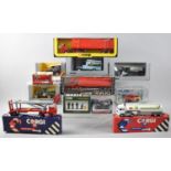 A Collection of Various Boxed Corgi Diecast Lorries and Vintage Vans
