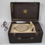 A Vintage HMV Record Player