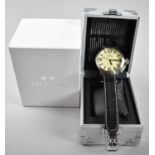 A Modern Gents Wristwatch by TW Steel, Leather Strap and Original Box and Case, Working Order