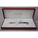 A Boxed Cartier Ballpoint Pen