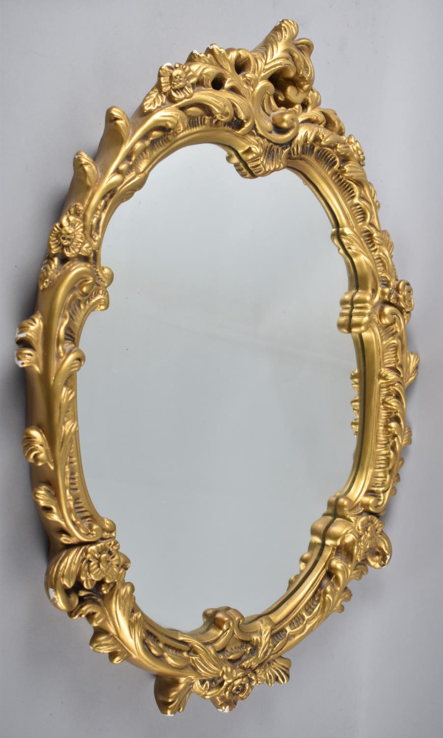 An Ornate Gilt Framed Wall Mirror