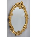 An Ornate Gilt Framed Wall Mirror