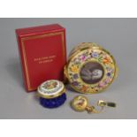 A Limited Edition Halcyon Days Enamel Musical Box, 250th Anniversary of George Frederick Handel,