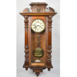 A Late 19th/Early 20th Century Vienna Style Wall Clock, In Need of Some Restoration, Gustav Becker