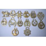 A Collection of Various Mid 20th Century Horse Brasses