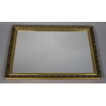 A Modern Gilt Framed Rectangular Wall Mirror, 84x60cm