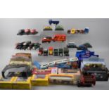 A Collection of Boxed and Loose Diecast Toys, Mainly Vintage Vans, Army Vehicles etc