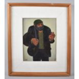 A Framed Oil on Canvas, Half Length Portrait of Bearded Gent, Monogramed SY for Stan Young, 27x21cms