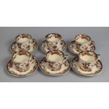 A Masons Mandalay Tea Set to comprise Six Cups and Saucers