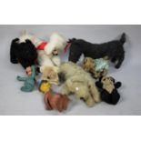 A Collection of Vintage Soft Toys etc