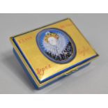 A Limited Edition Victoria and Albert Museum Halcyon Days Enamel Circular Box, Queen Elizabeth 1,