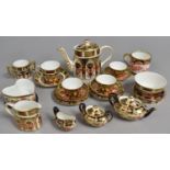 A Collection of Royal Crown Derby Imari Miniatures