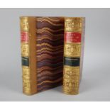The Heart of Africa, Two Volumes, London 2nd Edition 1874 with Marbled Board and Tooled Leather