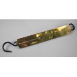 A Large Brass Mounted Salters Improved Spring Balance, 40cms Long