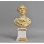 An Early 19th Century Continental Porcelain Grand Tour Style Bust of Classical Gent, Condition