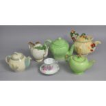 A Collection of Various Teapots to comprise Clarice Cliff, Royal Winton, Susie Cooper and a Royal