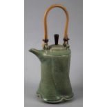 A Contemporary Teapot by Bridget Drakeford, Celadon Glazed