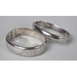 Two Silver Bangles
