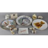 A Collection of Various Miniatures, Royal Worcester Plates etc